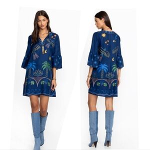 NWT Johnny Was Jade 'Lorianne' Mini Dress, XS